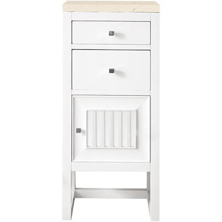 James Martin Vanities Athens 33-5/16" Wood Free Standing Bathroom Cabinet Glossy White