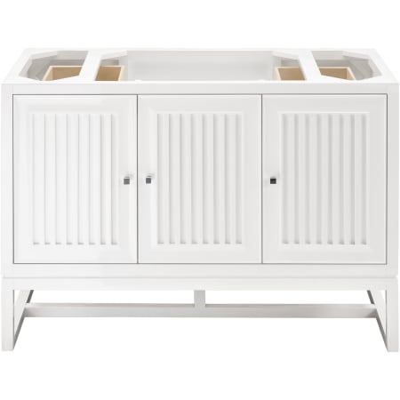 James Martin Vanities Athens 48" Single Basin Hardwood Vanity Cabinet Only Glossy White