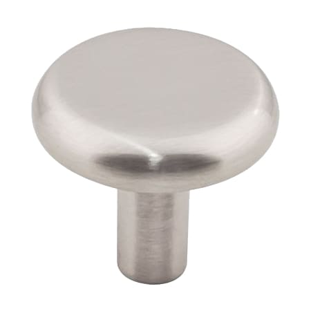 Jeffrey Alexander Seaver 1-1/4" Round Smooth Flat Mushroom Cabinet Knob / Drawer Knob Satin Nickel