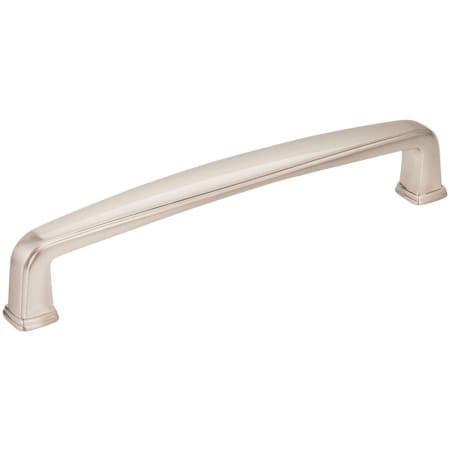 Jeffrey Alexander Milan 1 Series 5-1/16" (128mm) Center to Center Soft Corner Cabinet Handle / Drawer Pull Satin Nickel