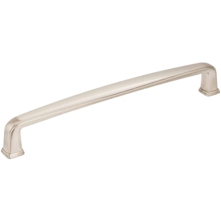 Jeffrey Alexander Milan 1 Series 6-5/16" Center to Center Rounded Corner Cabinet Handle / Drawer Pull Satin Nickel