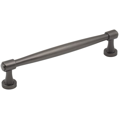 Jeffrey Alexander Jules 6-5/16" Center to Center (160mm) Elegant Modern Tapered Cabinet Bar Handle / Drawer Bar Pull Brushed Pewter
