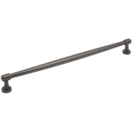 Jeffrey Alexander Jules 12" Center to Center (305mm) Elegant Tapered Large Cabinet Bar Handle / Drawer Bar Pull Brushed Pewter