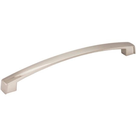 Jeffrey Alexander Merrick 7-9/16" (192 mm) Center to Center Strap Pull Arched Cabinet Handle / Drawer Pull Satin Nickel