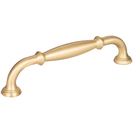 Jeffrey Alexander Tiffany 5-1/16" (128 mm) Center to Center Classic Transitional Cabinet Handle / Drawer Pull with Step Details Brushed Gold