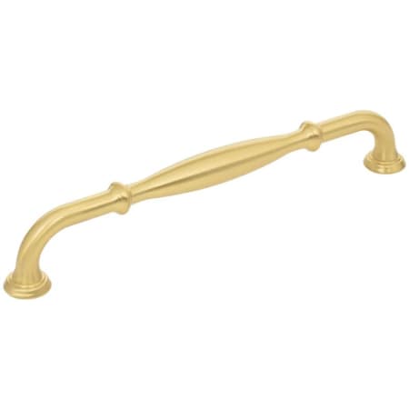 Jeffrey Alexander Tiffany 7-9/16" (192 mm) Center to Center Classic Transitional Cabinet Handle / Drawer Pull with Step Details Brushed Gold