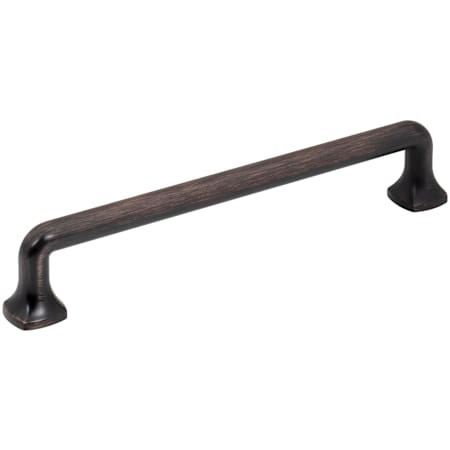 Jeffrey Alexander Griffin 6-5/16" (160mm) Center to Center Modern Industrial Farmhouse Cabinet Handle / Drawer Pull Brushed Oil Rubbed Bronze