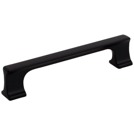 Jeffrey Alexander Sullivan 5-1/16" Center to Center I Beam Style Square Cabinet Handle / Drawer Pull with Pinched Sides Matte Black