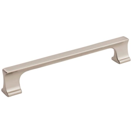 Jeffrey Alexander Sullivan 6-5/16" Center to Center Fluted Square Cabinet Handle / Drawer Pull Satin Nickel