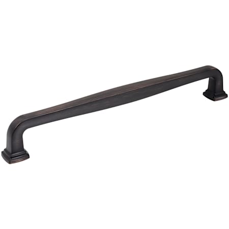 Jeffrey Alexander Fontana 12" Center to Center Elegant Squared Appliance Handle / Appliance Pull Brushed Oil Rubbed Bronze