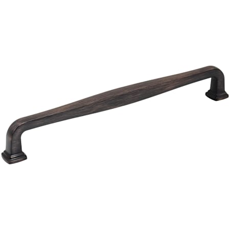 Jeffrey Alexander Fontana 8-13/16" (224mm) Center to Center Elegant Curved Square Cabinet Handle / Drawer Pull Brushed Oil Rubbed Bronze