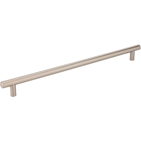 Jeffrey Alexander Key West 35-7/16" Center to Center Extra Large Smooth Round Cabinet Bar Handle / Drawer Bar Pull Satin Nickel