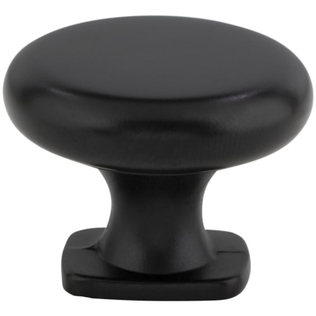 Jeffrey Alexander Belcastel 1 - 1-3/8" Traditional Classic Round Mushroom Cabinet Knob with Square Platform Base Matte Black