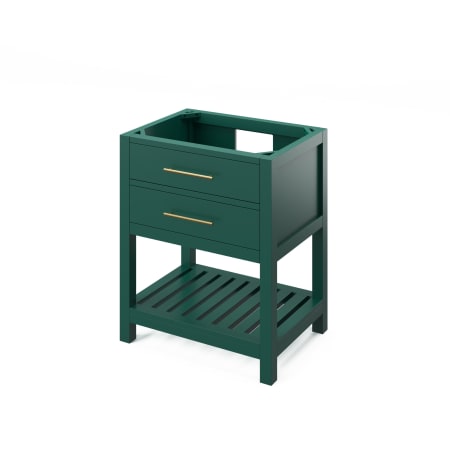 Jeffrey Alexander Wavecrest 30" Single Free Standing Vanity Cabinet - Less Vanity Top Green