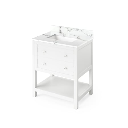 White with Quartz