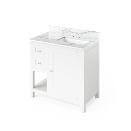 White with Quartz