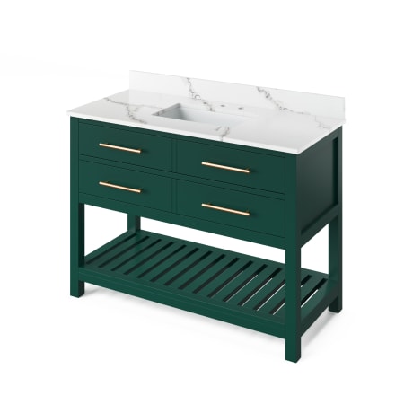 Green with Quartz