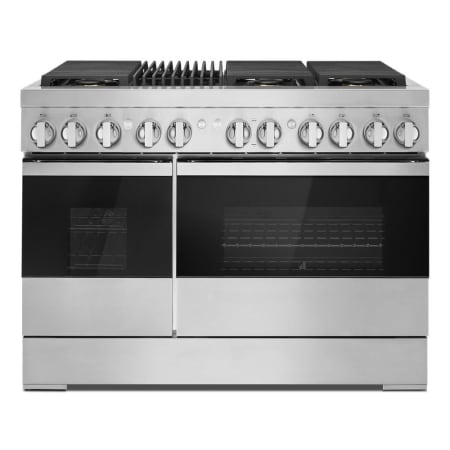 JennAir NOIR 48 Inch Wide 6.3 Cu. Ft. Free Standing Dual Fuel Range with JennAir Connect and Grill Stainless Steel