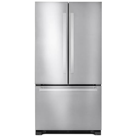 JennAir Noir 36 Inch Wide 21.9 Cu. Ft. French Door Refrigerator with TriSensor Electronic Climate Control Stainless Steel