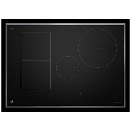 JennAir 30 Inch Wide 4 Burner Electric Cooktop with Top Mounted Controls and Hot Surface Indicator Light Stainless Steel