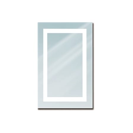 Jesco Lighting 27-1/2" W x 39" H Rectangular Frameless Bathroom Mirror N/A