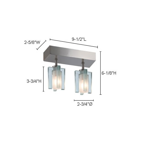 Jesco Lighting-CM301-2R-Dimensions