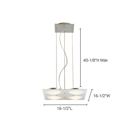 Jesco Lighting-PD617-4S-Dimensions