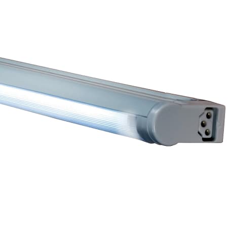 Jesco Lighting 35" Fluorescent Sleek Plus Grounded T5 Adjustable Linkable Under Cabinet Light - 4100K Silver
