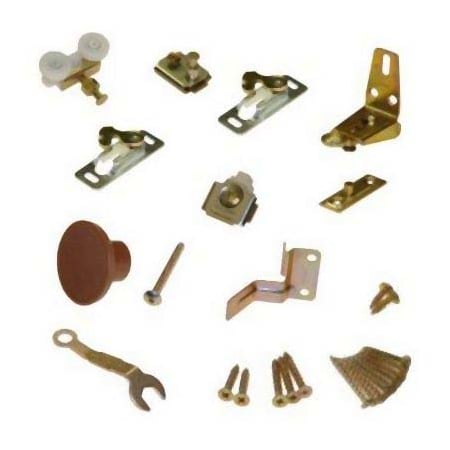 Johnson Hardware 2-Panel Hardware Set for 111FD Series Folding Doors Brass / Aluminum