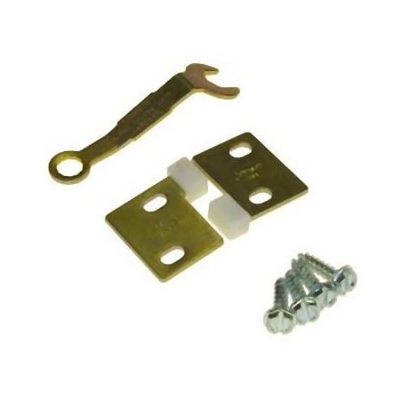 Johnson Hardware Zinc Pull Catch for Sliding Doors - 2 Pack Brass