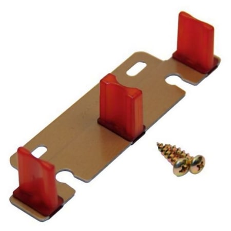Johnson Hardware Floor Guide for 3/4" or 1-3/8" Sliding Bypass Doors Brown / Red