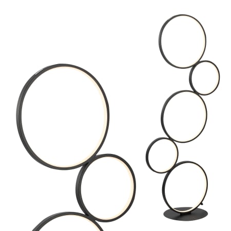 JONATHAN Y Lighting Pluto 5 Light 45" Tall LED Accent Floor Lamp Black