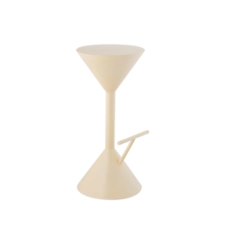 JONATHAN Y Lighting Chronos 14" Wide Bar Stool Almond