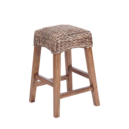 JONATHAN Y Lighting Maui 17" Wide Counter Stool Brown Wash