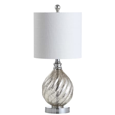 JONATHAN Y Lighting Lawrence 21" Tall LED Table Lamp Chrome