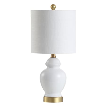 JONATHAN Y Lighting Perry 20" Tall LED Table Lamp Brass Gold