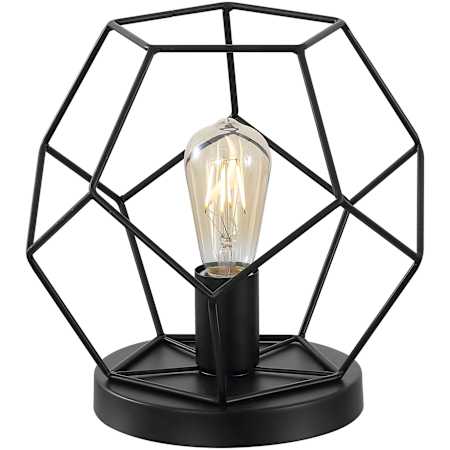 JONATHAN Y Lighting James 10" Tall LED Novelty Table Lamp Black