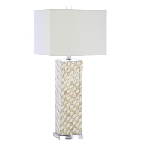 JONATHAN Y Lighting Daniel Single Light 31" Tall LED Buffet Table Lamp Cream