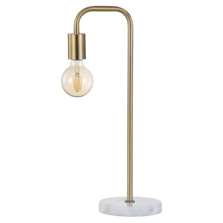 JONATHAN Y Lighting Axel 21" Tall LED Table Lamp Brass Gold