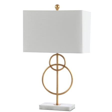 JONATHAN Y Lighting Haines 26" Tall LED Table Lamp Gold Leaf