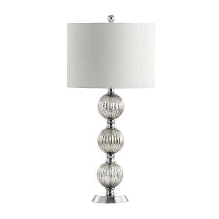 JONATHAN Y Lighting Rita 31" Tall LED Table Lamp Chrome