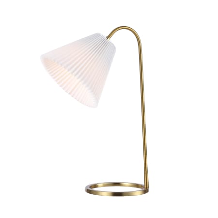 JONATHAN Y Lighting Callie 22" Tall LED Accent Table Lamp Brass Gold