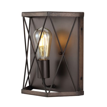 JONATHAN Y Lighting Liam LED Wall Sconce Dark Brown / Oil Rubbed Bronze