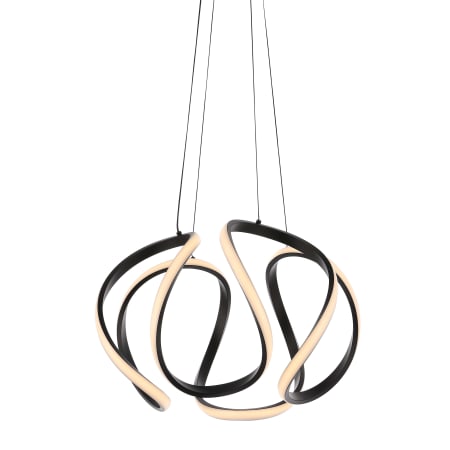 JONATHAN Y Lighting Euphoria 19" Wide LED Abstract Pendant Black