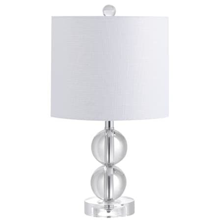 JONATHAN Y Lighting Brooklyn Single Light 18" Tall LED Buffet Table Lamp Clear