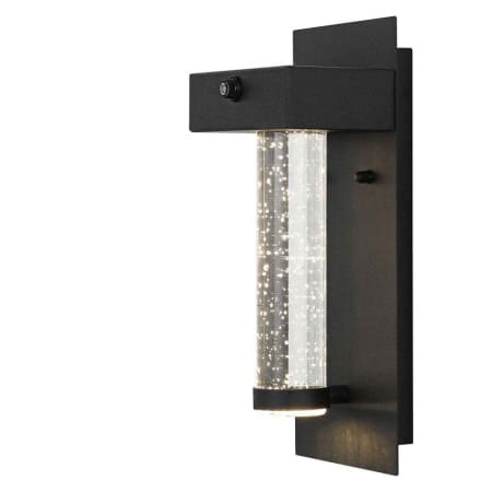 JONATHAN Y Lighting Horizone 12" Tall Dusk-to-Dawn 3000K LED Wall Sconce Black