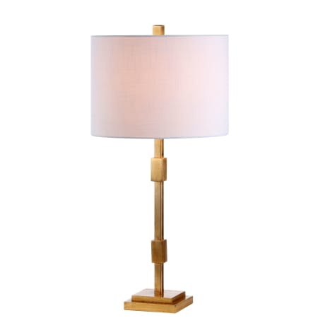 JONATHAN Y Lighting Windsor Single Light 29" Tall LED Buffet Table Lamp Gold Leaf