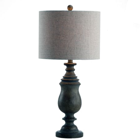 JONATHAN Y Lighting Abeline Single Light 29" Tall LED Buffet Table Lamp Brown Faux Wood