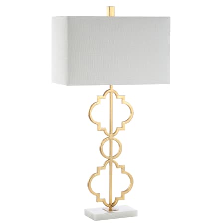 JONATHAN Y Lighting Selina 32" Tall LED Table Lamp Gold Leaf