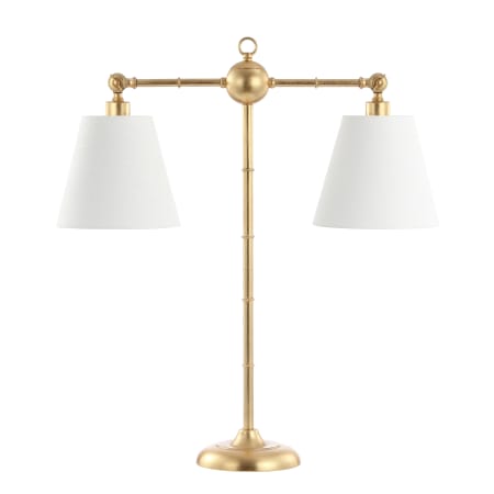 JONATHAN Y Lighting 2 Light 31" Tall LED Tree Table Lamp Gold Leaf
